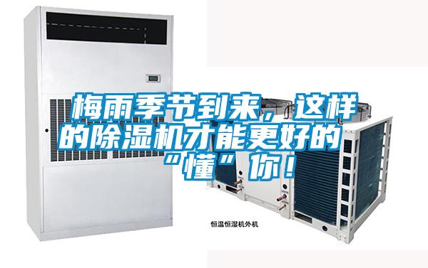 梅雨季節到來，這樣的除濕機才能更好的“懂”你！