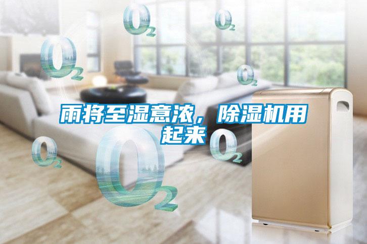 雨將至濕意濃,除濕機(jī)用起來