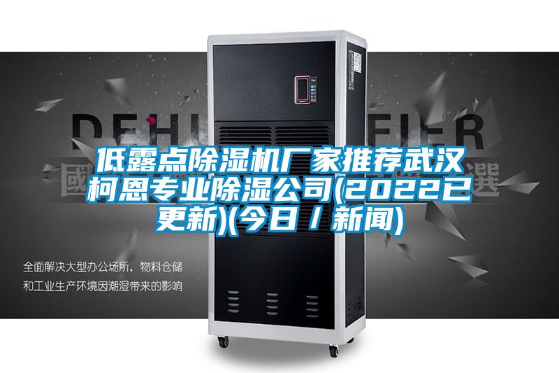 低露點(diǎn)除濕機(jī)廠家推薦武漢柯恩專業(yè)除濕公司(2022已更新)(今日/新聞)