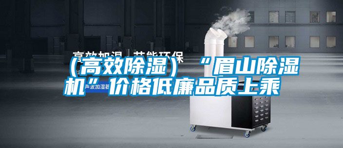 (高效除濕)“眉山除濕機”價格低廉品質(zhì)上乘